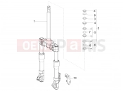 PIAGGIO X Evo 125 (UK) Fork/steering tube - Steering bearing unit