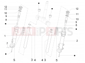 PIAGGIO X Evo 125 (UK) Fork's components (Escorts)