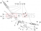 PIAGGIO X Evo 125 (UK) Handlebars - Master cil.