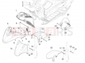 PIAGGIO X Evo 125 (UK) Wheel huosing - Mudguard