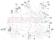 PIAGGIO X Evo 400 kezelőszervek - akkumulátor