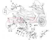 PIAGGIO X Evo 400 kábelezés