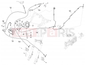 PIAGGIO X10 125 4V I.E. Brakes pipes - Calipers (ABS)