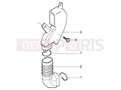 PIAGGIO X8 125 BELT COOLING TUBE