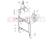 PIAGGIO X8 125 COOLING SYSTEM
