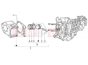 PIAGGIO X8 125 CYLINDER-PISTON-WRIST PIN, ASSY
