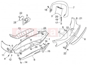 PIAGGIO X8 125 SIDE COVERINGS-SPOILER
