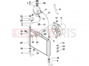 PIAGGIO X8 125 Cooling system