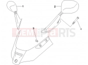 PIAGGIO X8 125 Driving mirror/s