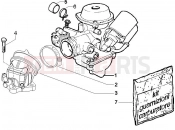 PIAGGIO X8 125 Carburettor, assembly - Union pipe