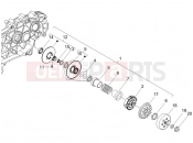 PIAGGIO X8 125 Driven pulley