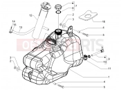 PIAGGIO X8 125 Fuel tank