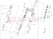 PIAGGIO X8 125 Premium Fork/steering tube - Steering bearing unit