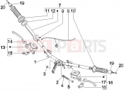 PIAGGIO X8 125 Premium Handlebars - Master cil.