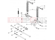 PIAGGIO X8 125 Premium Rear suspension - Shock absorber/s