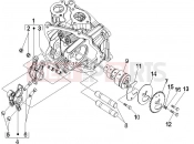 PIAGGIO X8 125 Premium Rocking levers support unit