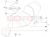 PIAGGIO X8 125 Premium Saddle/seats
