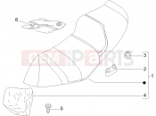 PIAGGIO X8 125 Premium Saddle/seats