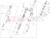 PIAGGIO X8 250 ie Fork/steering tube - Steering bearing unit