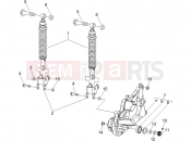 PIAGGIO X8 400 ie Rear suspension - Shock absorber/s