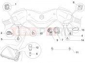 PIAGGIO X8 400 ie Selectors - Switches - Buttons