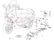 PIAGGIO X9 125 Evolution kábelezés