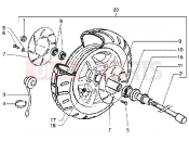 PIAGGIO Front wheel