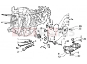 PIAGGIO Pump group-oil pan