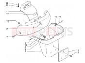 PIAGGIO Rear coverings