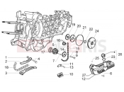 PIAGGIO Pump group-oil pan