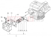 PIAGGIO Cylinder-piston-wrist pin, assy