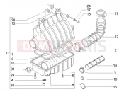 PIAGGIO X9 500 Evolution (USA) Air filter