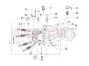 PIAGGIO X9 500 Evolution (USA) hengerfej - szelep
