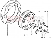 PIAGGIO hátsó kerék