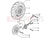 PIAGGIO front wheel-brake caliper