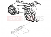 PIAGGIO Zip 50 4T Flywheel magneto cover - Oil filter