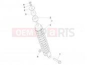 PIAGGIO Zip 50 SP Rear suspension - Shock absorber/s