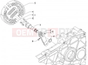 PIAGGIO Zip 50 SP Rear brake - Brake jaw