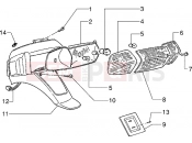 PIAGGIO Rear tail lamp