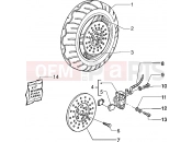 PIAGGIO Front wheel - Caliper