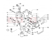 PIAGGIO Flywheel cover-oil filter
