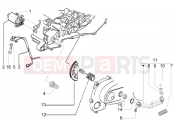 PIAGGIO Starting motor-starter lever