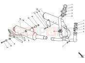 DUCATI 2008 Monster 400 EXHAUST SYSTEM » EXHAUST SYSTEM