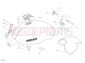 DUCATI Monster 695 FUEL TANK » TANK/SEAT