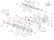 APRILIA RSV4 1000 RR ABS Gear box - Gear assembly