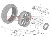 APRILIA RSV4 1000 RR ABS Rear wheel