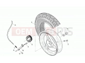 APRILIA SR 50 Rear wheel
