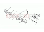 APRILIA SR 50 Half-pulley assy., driving