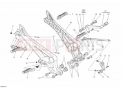 DUCATI 2008 Monster 696 FOOTREST » FRAME