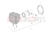 APRILIA SR 50 R Cylinder - Piston